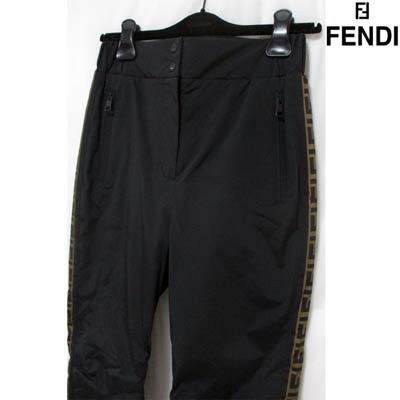 楽天市場】フェンディ FENDI レディース パンツ ボトムス ロゴ サイド
