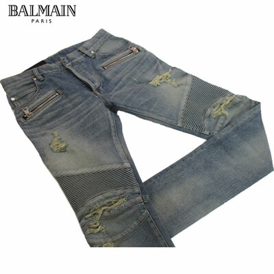 楽天市場】バルマン BALMAIN メンズ パンツ ボトムス デニム