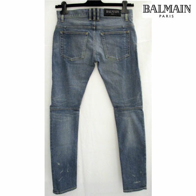 楽天市場】バルマン BALMAIN メンズ パンツ ボトムス デニム バイカー