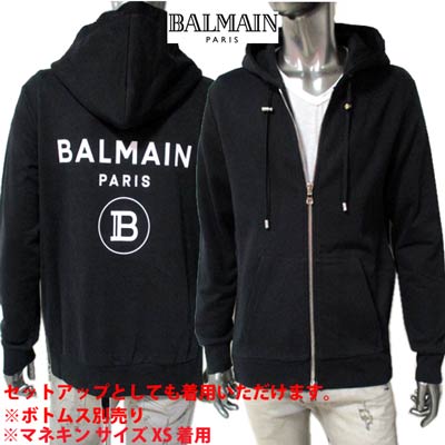 楽天市場】バルマン BALMAIN メンズ トップス パーカー フーディー