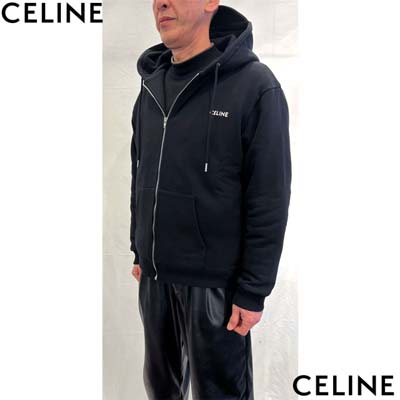 楽天市場】CELINE セリーヌ パーカー メンズ スウェット フーディ