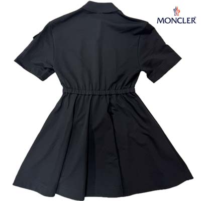 極美品MONCLER モンクレール 半袖フリルワンピース 8A 130cm 極美