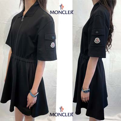 楽天市場】モンクレール MONCLER ワンピース ドレス レディース 半袖