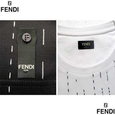 楽天市場】フェンディ FENDI Tシャツ メンズ 半袖 カットソー 2色展開