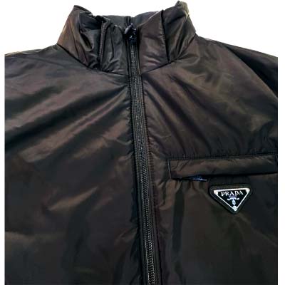 楽天市場】PRADA プラダ ダウンジャケット メンズ トライアングルロゴ