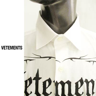 楽天市場】ヴェトモン VETEMENTS メンズ トップス シャツ 長袖 ロゴ