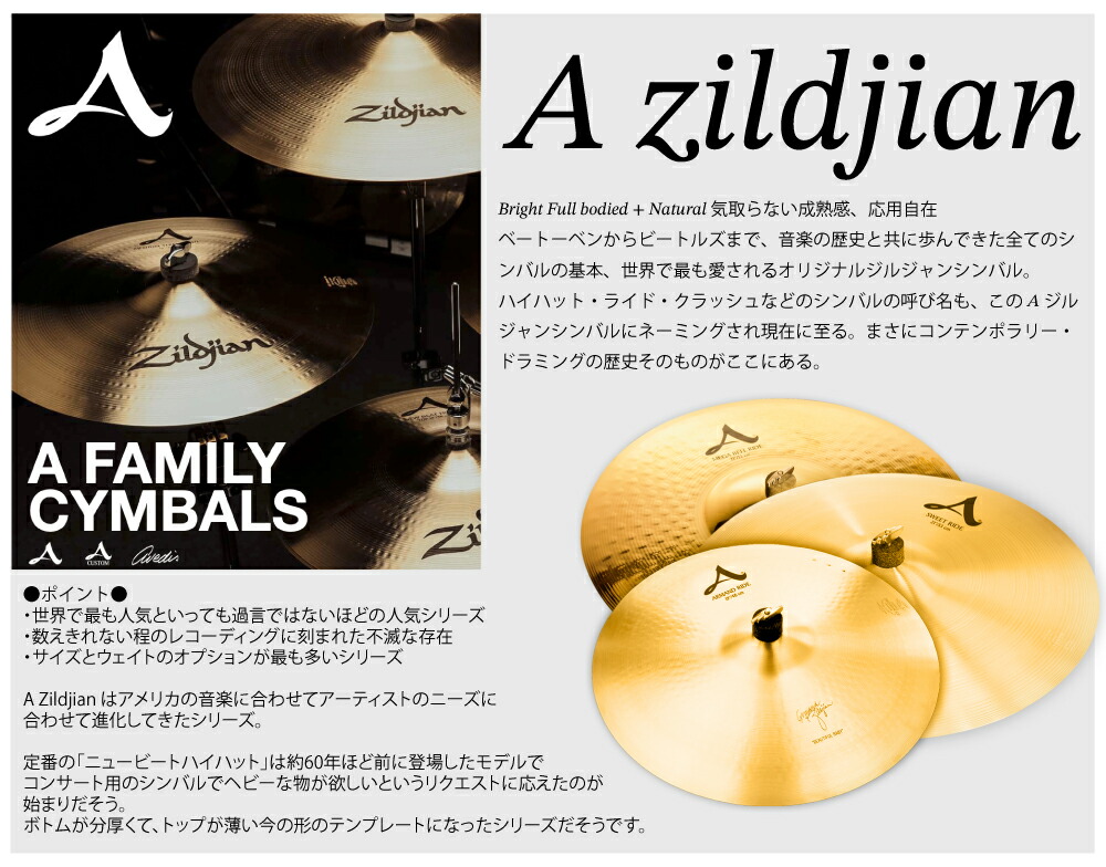 楽天市場】Zildjian ジルジャン 12