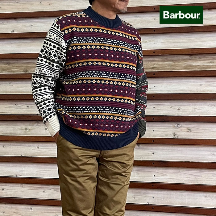 楽天市場】【SALE】BARBOUR Barbour バブアーニットセーター Fairisle