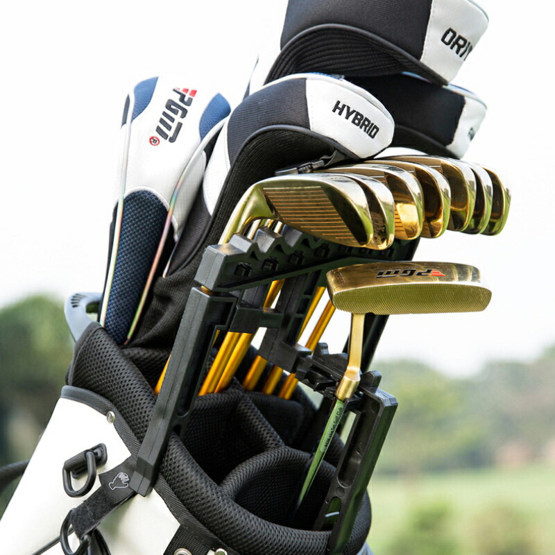 楽天市場】アイアンクラブホルダー 持ち運び クラブ スタンド 固定