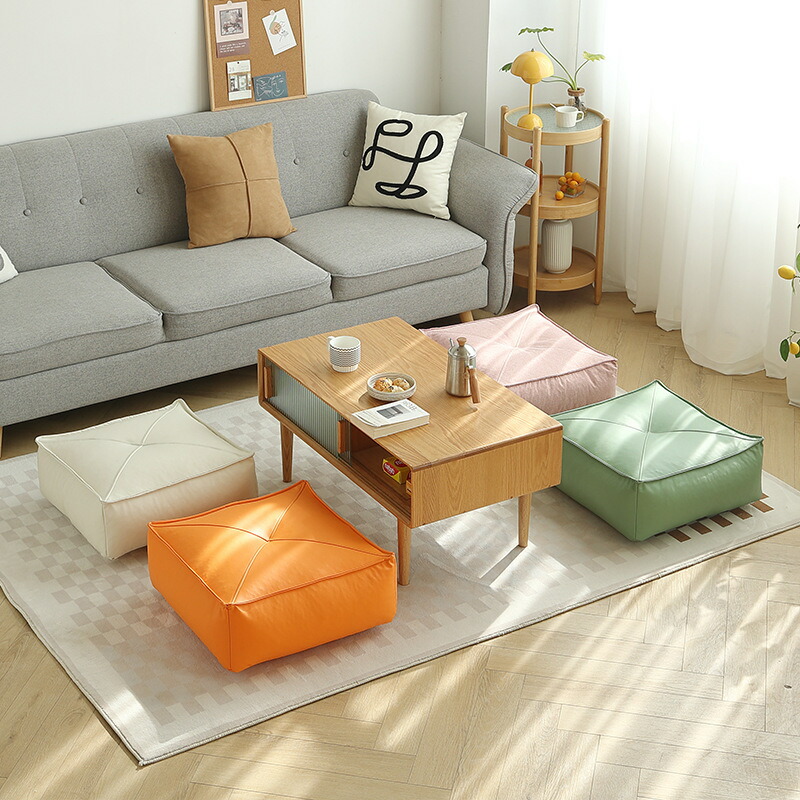 11⁄30日まで限定販売ラウンドソファ ターコイズグリーン クッション付き