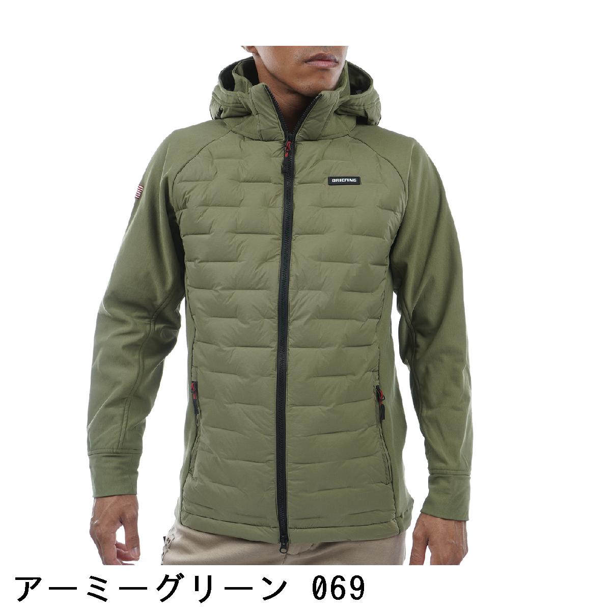 BRIEFING GOLF ハイブリッドダウンパーカ オリーブメンズM UNIQLO
