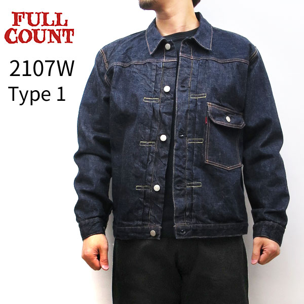 楽天市場】FULL COUNT [ [ 2107W ] Type 1 Denim Jacket (One Wash