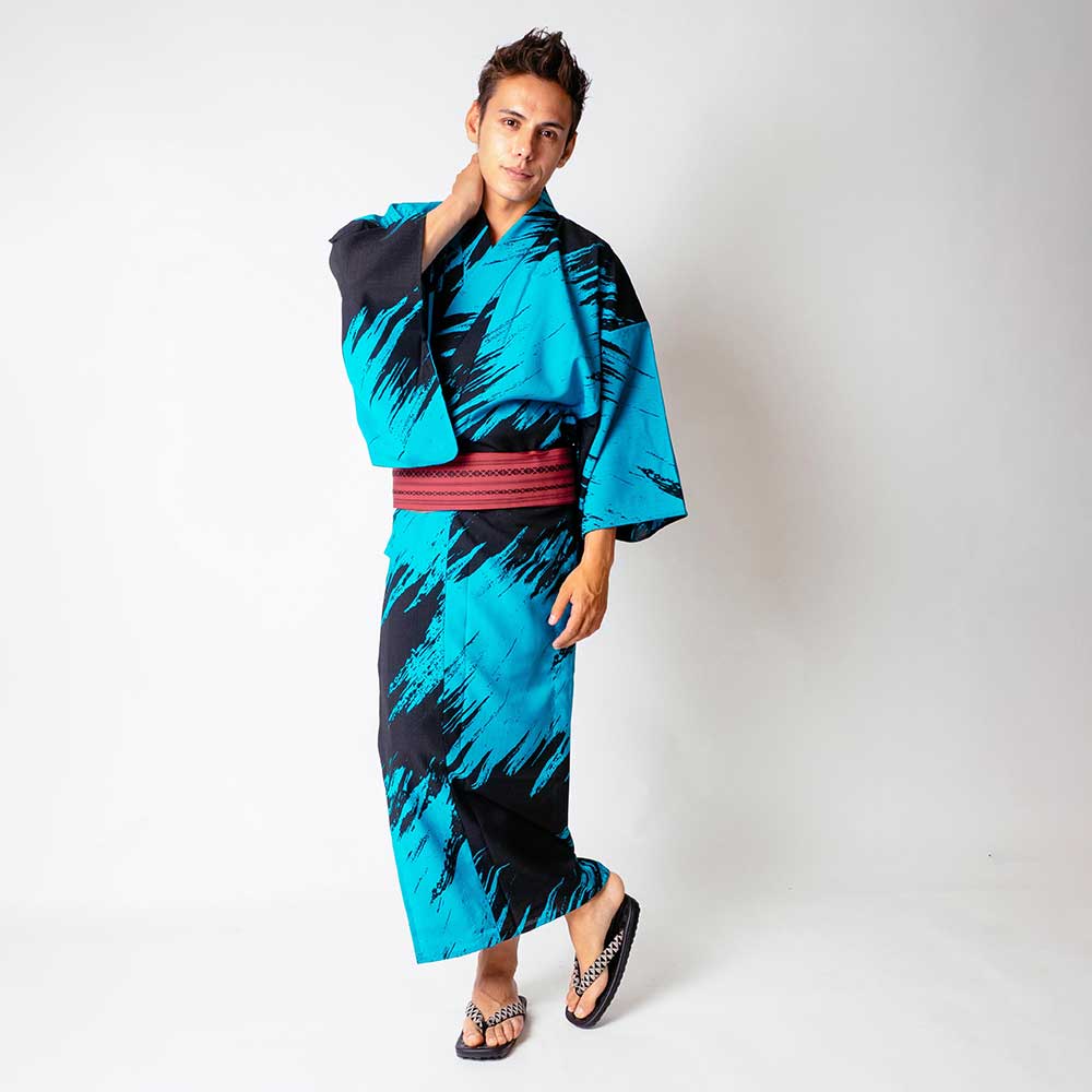 楽天市場】【浴衣 +帯+下駄+腰紐】コシノジュンコ男メンズ浴衣4点