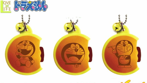 楽天市場】【ドラえもん】どら焼きぷにぷにマスコット鈴付き【3種