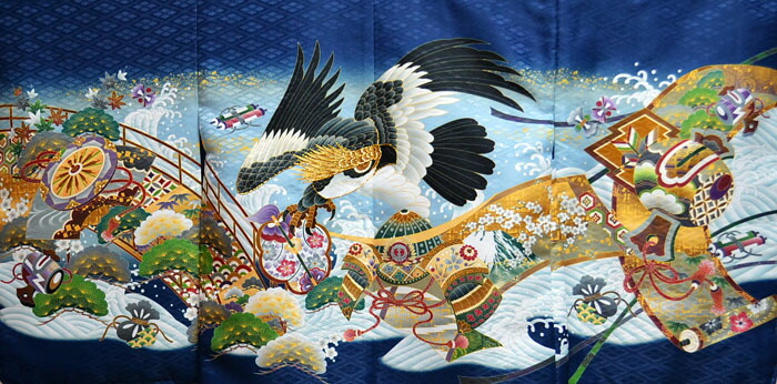 楽天市場】七五三 753 着物 男の子 袴 セット 3歳羽織袴 フルセット 鷹