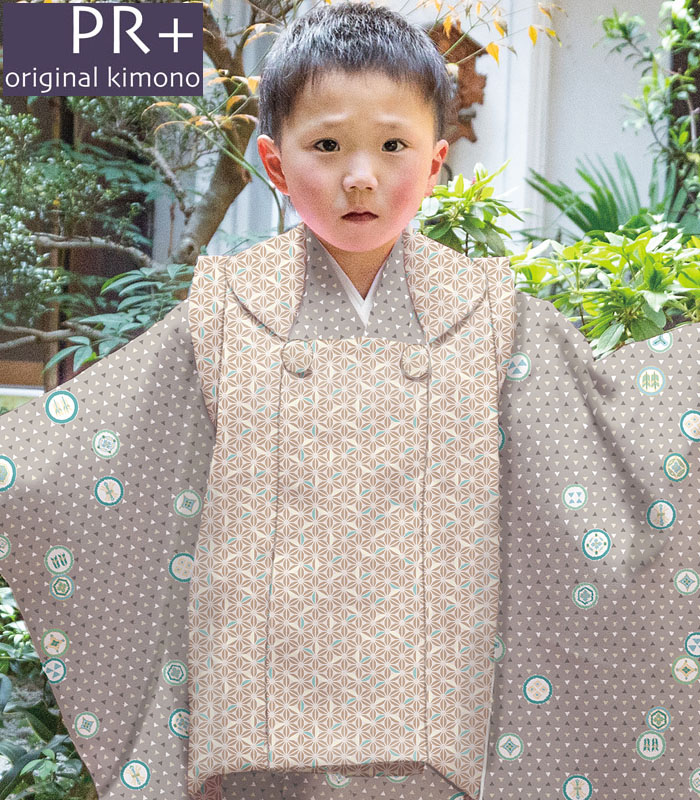 楽天市場】七五三 753 着物 3歳 男の子 被布セット PR＋ ブランド