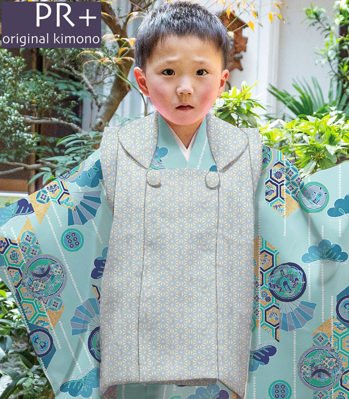 楽天市場】七五三 753 着物 3歳 男の子 被布セット PR＋ ブランド