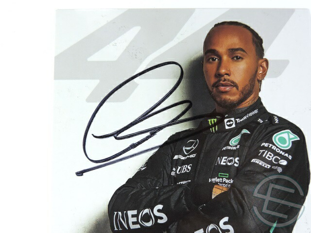 楽天市場】ルイス・ハミルトン 2022年 メルセデス AMG F1 非売品 直筆