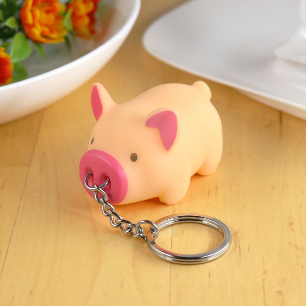 楽天市場】キーホルダー 豚 ピッグ かわいい 子豚 キーリング キー