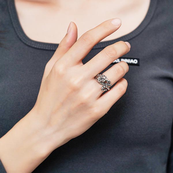 楽天市場】1000円ポッキリ 送料無料 指輪 リング 虎 タイガー