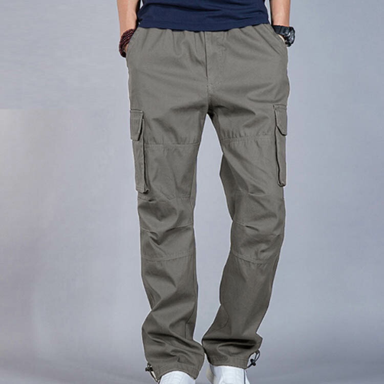 楽天市場】カーゴパンツ メンズ 無地 ロングパンツ ボトムス