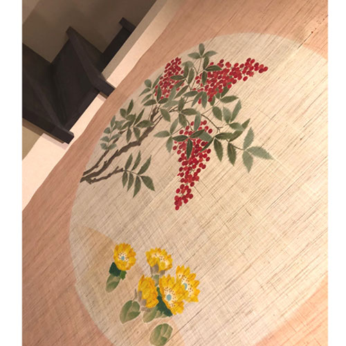 楽天市場】【☆選べる限定クーポン発行中!】京都洛柿庵 手描きのれん