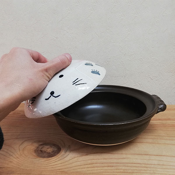 楽天市場】【取寄品】 萬古焼 手描きうさぎ 土鍋 ＜6号サイズ＞6号鍋