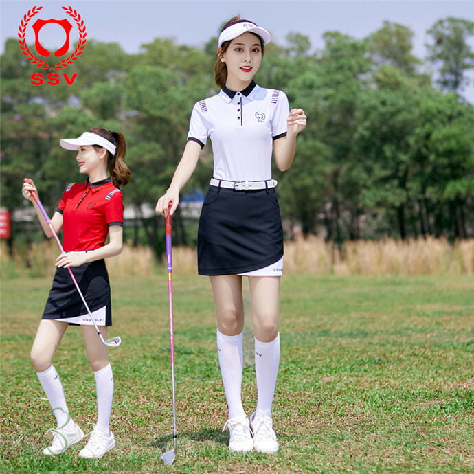 UTAA ユタ レディースゴルフ ウェア プリント地プリーツスカートS UTTA