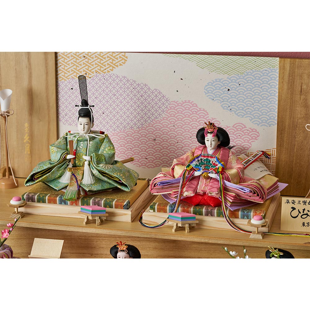 楽天市場】送料無料 久月作 雛人形 平安三賢女・歌人付 清少納言・小野