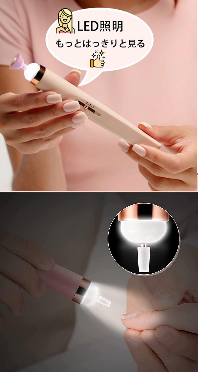 楽天市場】ネイルケア ネイルマシン セット ネイルポリッシャー 自宅