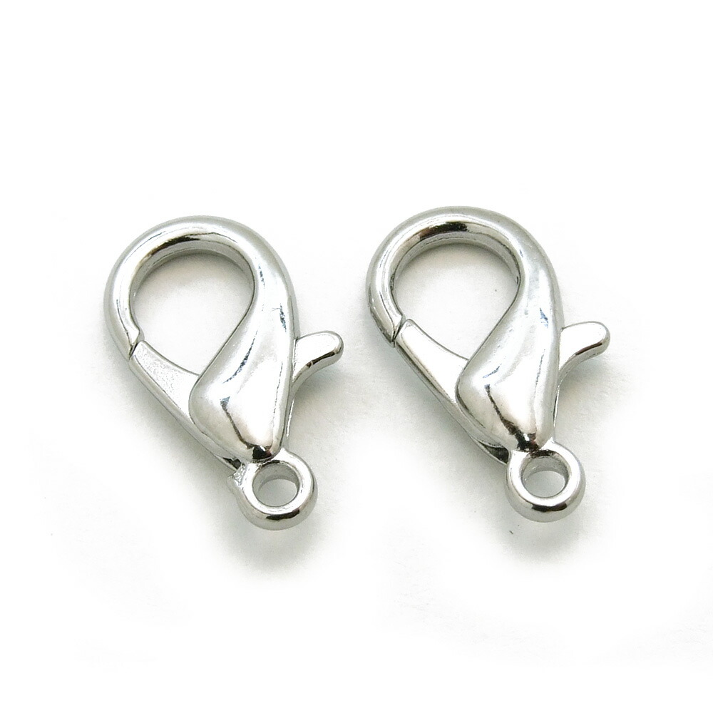 楽天市場】【2ヶ入】【 18mm ロブスターフック(L) Ni/シルバー