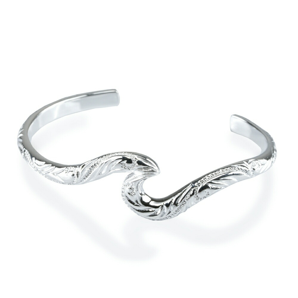 楽天市場】シルバーバングル メンズ ブレスレット ハワイアン