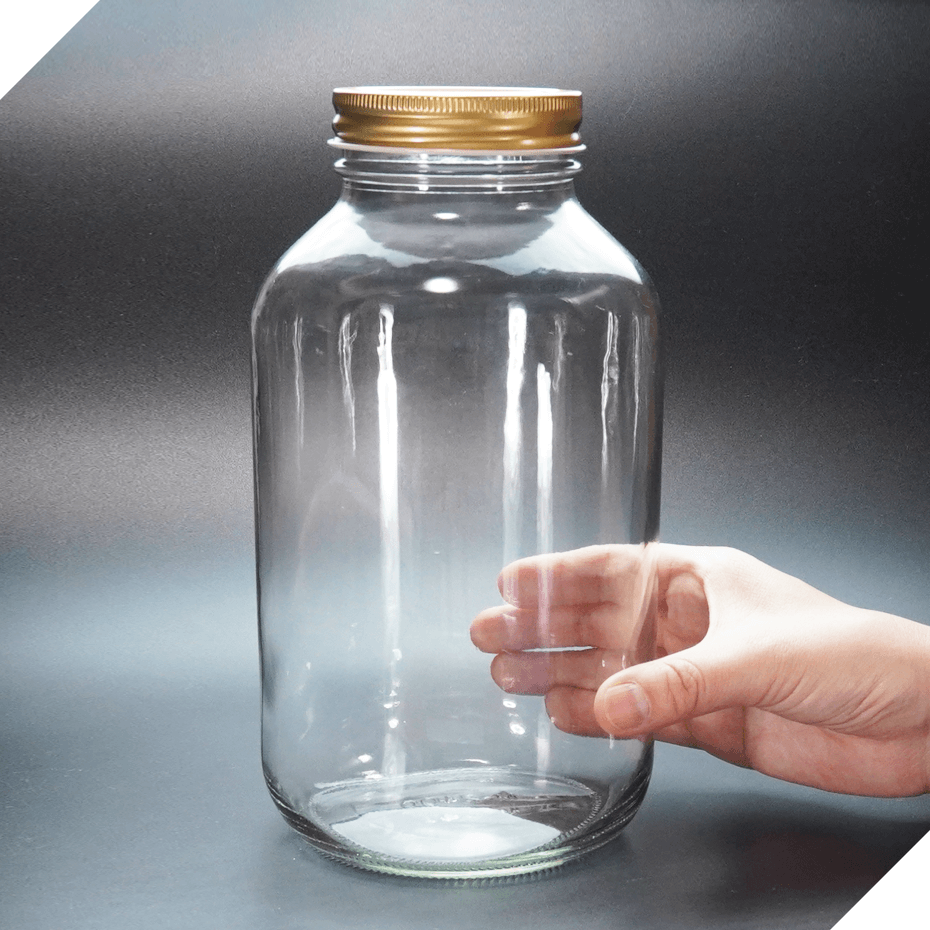 楽天市場】スタンダード広口2400 ガラス瓶 はちみつ 食料瓶 ガラス保存