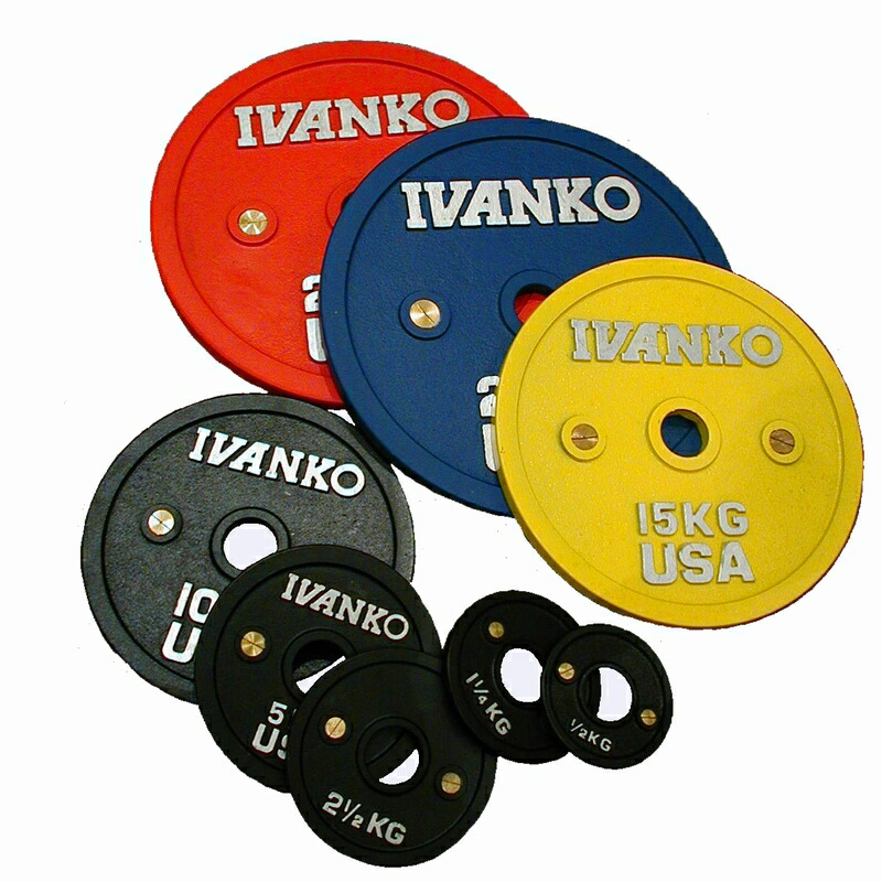 IVANKO 15KG ウエイトプレート 2枚セット（28mm用） IVANKO プレート