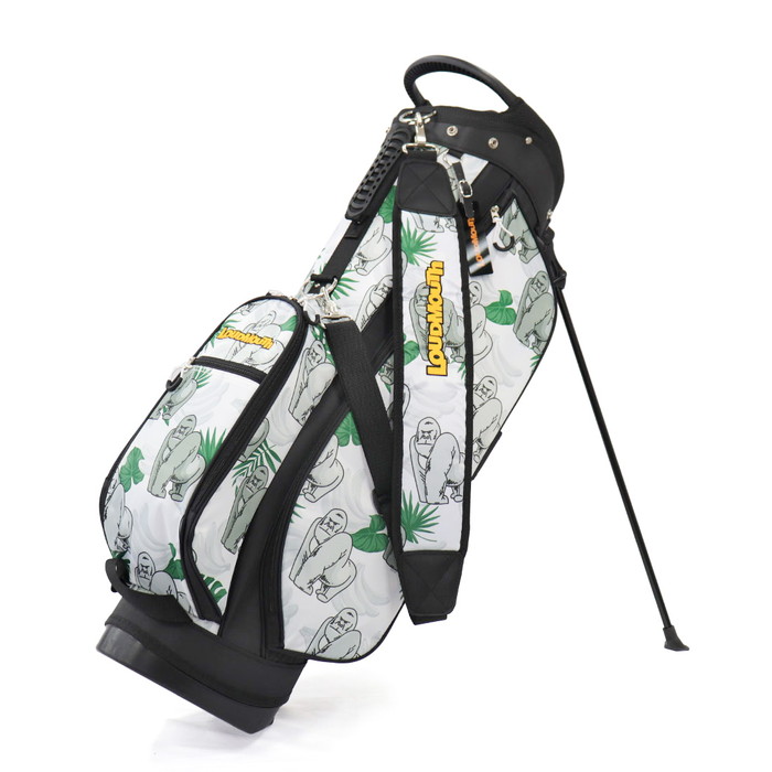 G1497 ラウドマウス スタンド式キャディバッグ 折りたたみ式 スター柄