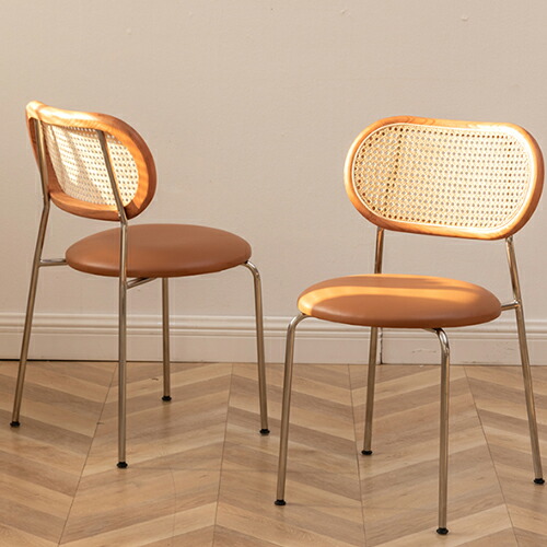 楽天市場】ダイニングチェア ラタンチェア ドレッサー椅子 キッチン