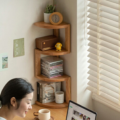 楽天市場】【レビュー特典】コーナーラック 天然木 オープンラック