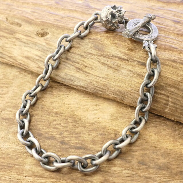 楽天市場】QUETZAL(ケツァール)スカル チェーン ブレスレットメンズ