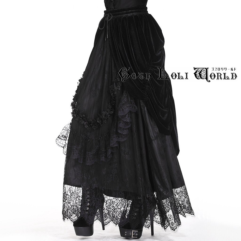 楽天市場】当日発送 即納 KW133BK ゴシックファッション レースベル