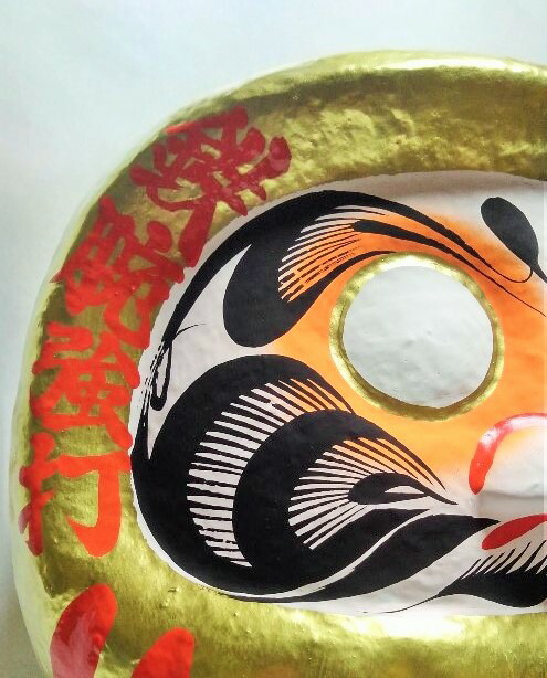 楽天市場】阪神タイガース 優勝祈願 猛虎だるま 金 12号 サイズ 40cm