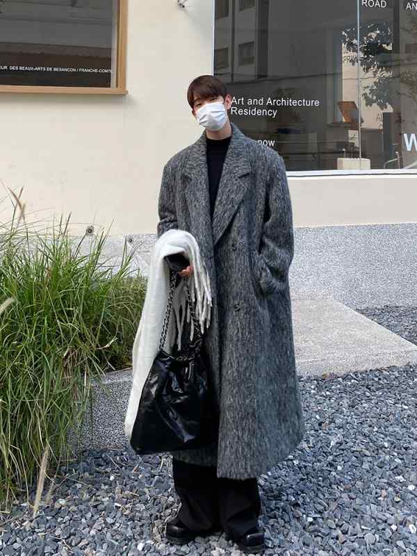 KAPITAL グレー ウール混紡 ジャケット コート メンズxs KAPITAL