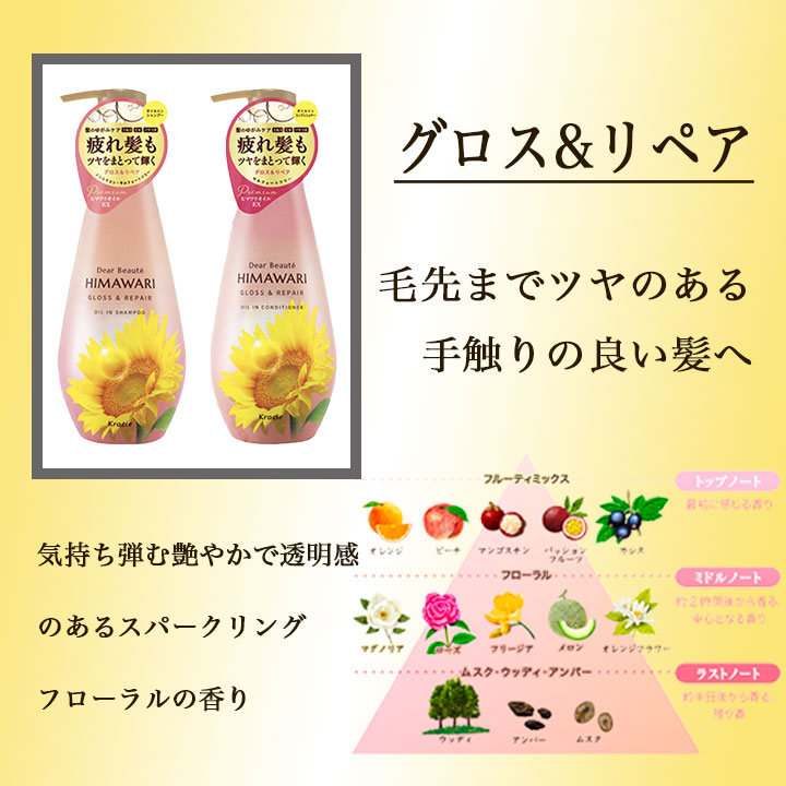 楽天市場】トライアル ディアボーテ ヒマワリ オイルインシャンプー