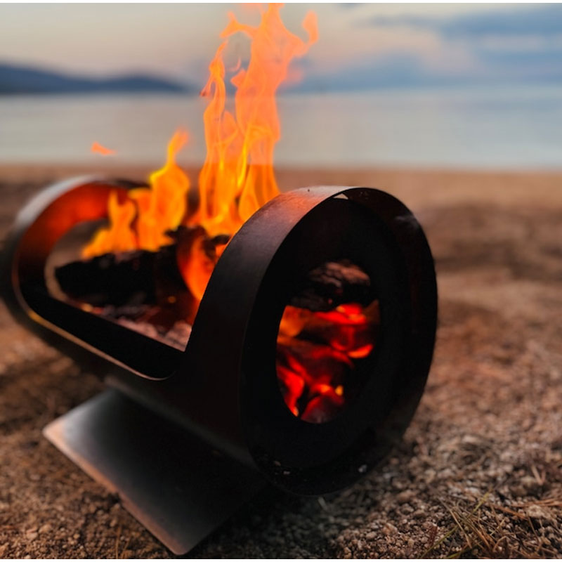 楽天市場】cyrus9 サイラスナイン Flame-in-the-Wind 風防付 焚き火台