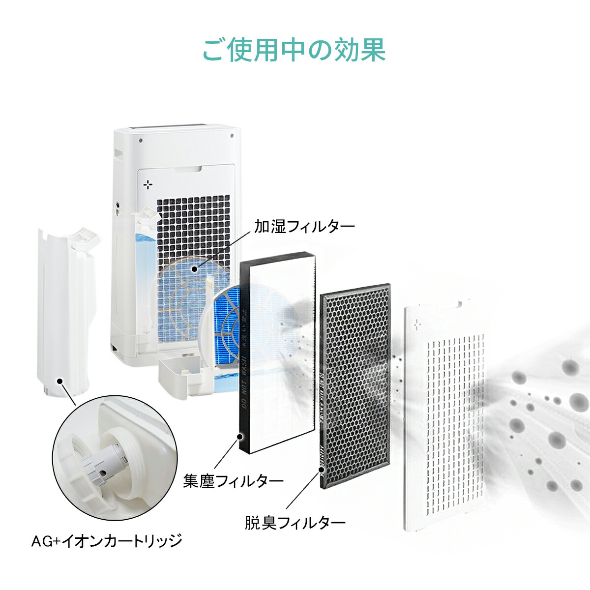 楽天市場】空気清浄機フィルター 5点セット シャープ 集じんフィルター