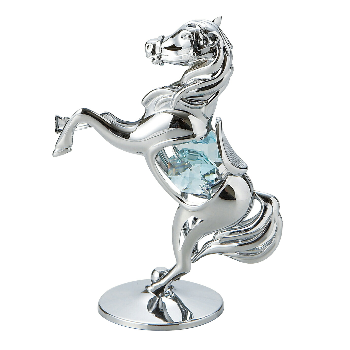 楽天市場】ホース クリスタル 置物 跳ね馬 CRYSTOCRAFT インテリア