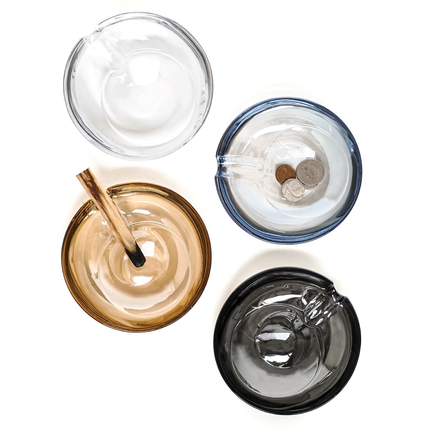 楽天市場】GLASS ASHTRAY グラスアッシュトレイ（S） ガラス お香立て