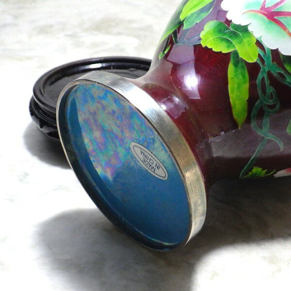 楽天市場】＼19日0時〜10％OFFクーポン／ 七宝焼き 中国 七宝焼 花瓶