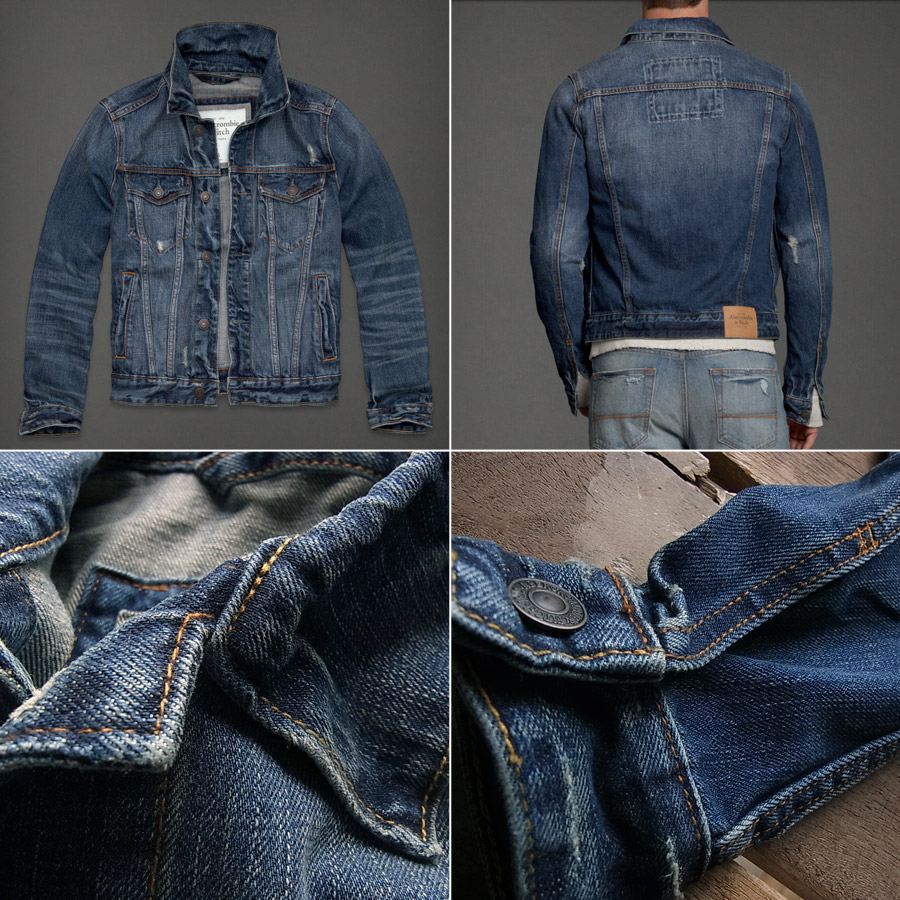 楽天市場】アバクロ デニムジャケット メンズ ジージャン Gジャン