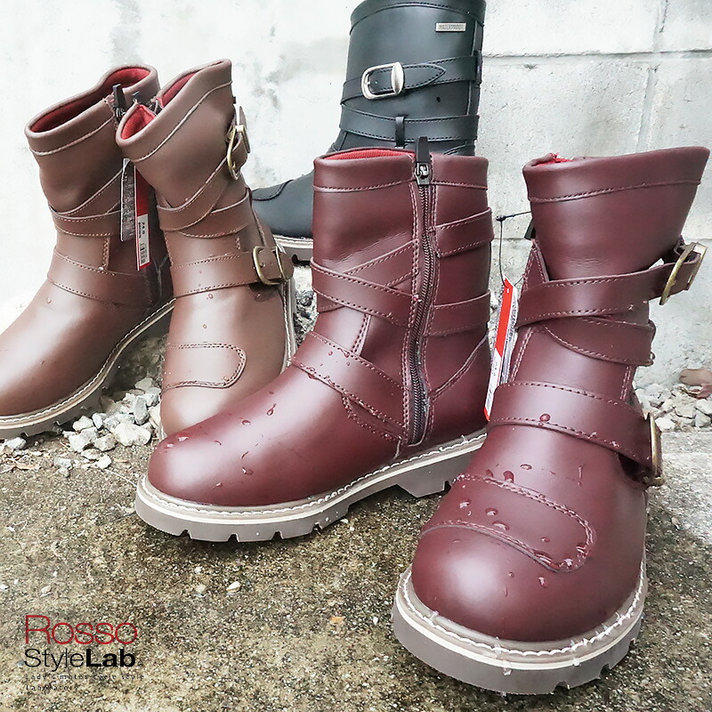 楽天市場】レディース バイク用 防水 レインブーツ Rosso StyleLab