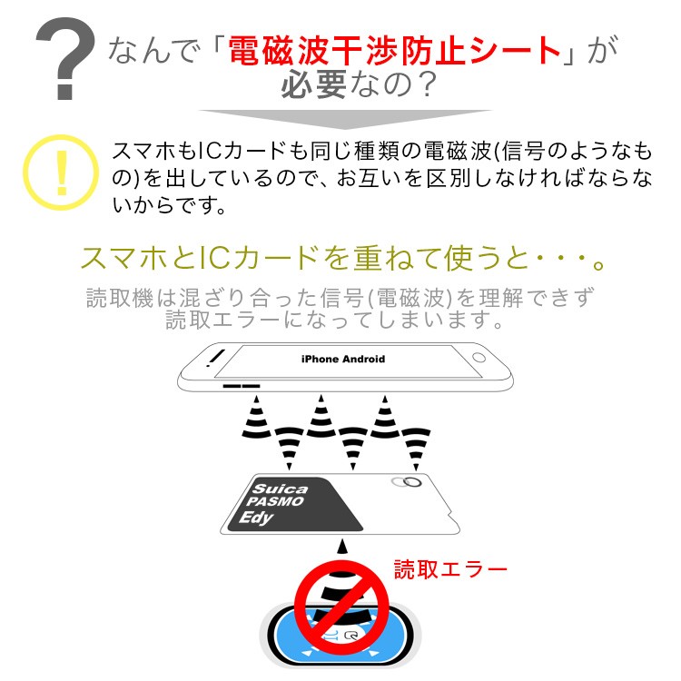 楽天市場】スマホ ICカード 電磁波干渉防止シート 電磁波防止シート
